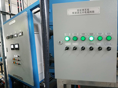 義烏環(huán)保公司純水PLC電控柜項目案例