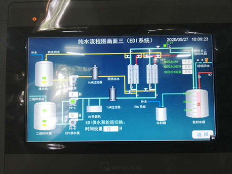 義烏環(huán)保公司純水PLC電控柜項目案例