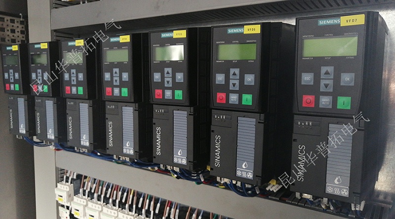 電氣控制柜內(nèi)部細(xì)節(jié)展示 進(jìn)口西門(mén)子G120系列變頻器